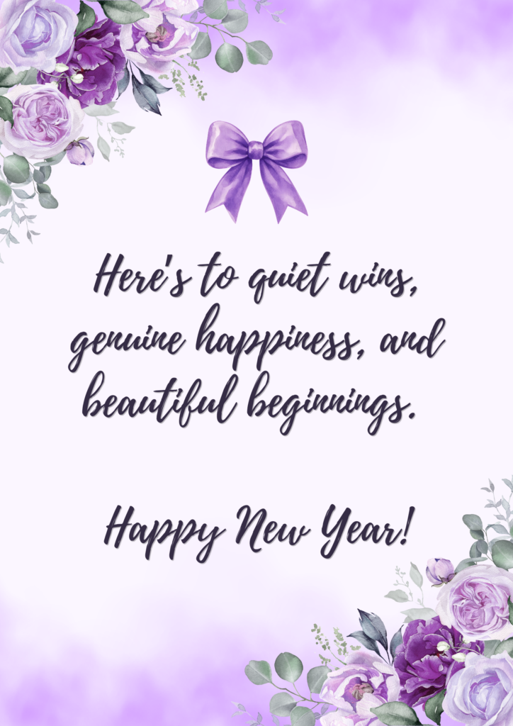 Printables New Year Wishes Card