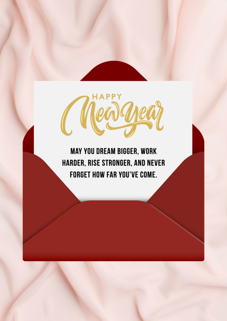 Printables New Year Wishes Card