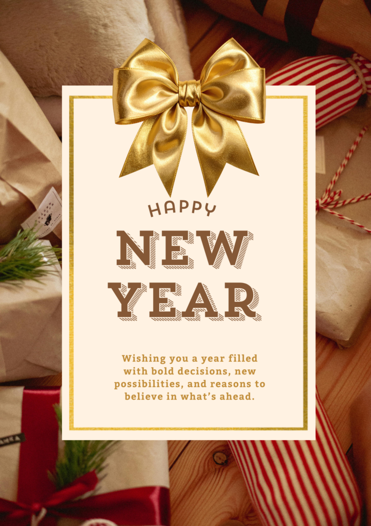 Printables New Year Wishes Card