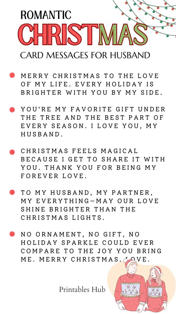 Printable Christmas Messages For Cards 