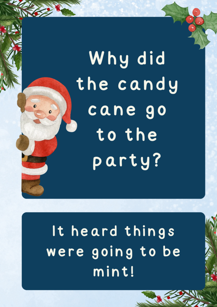 Printable Christmas jokes