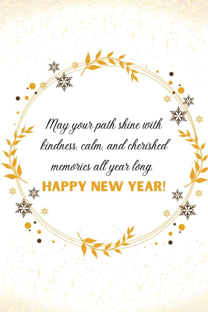 Printables New Year Wishes Card