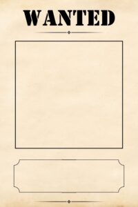 Printable Blank Wanted Poster Templates - Printables Hub