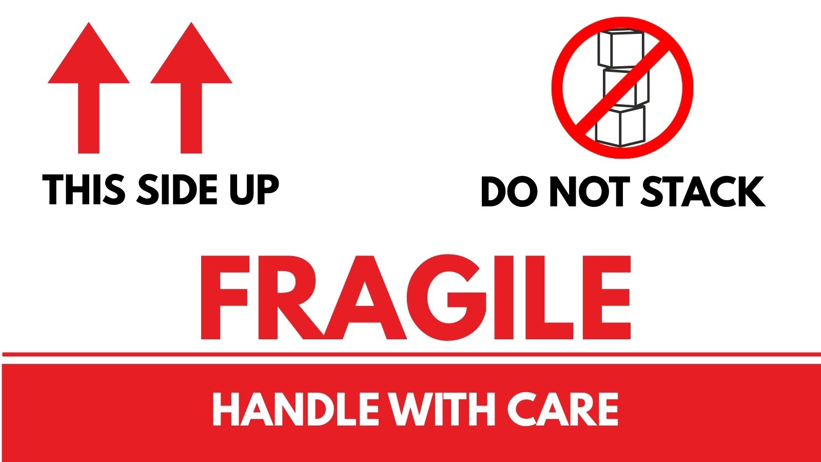 Printable Fragile Label Templates - Fragile Label 7 