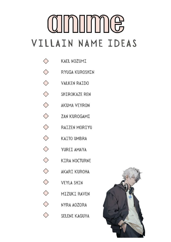 Villain Names
