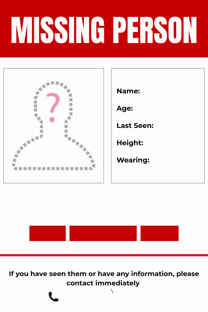 Missing poster templates