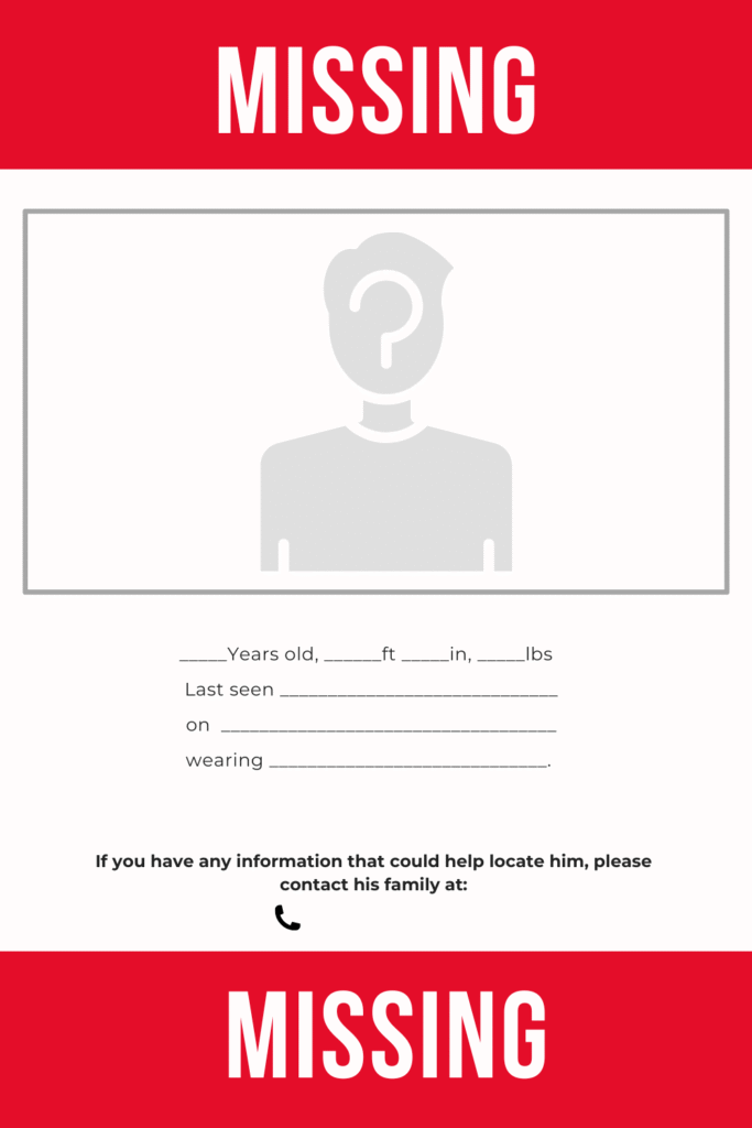 Missing poster templates