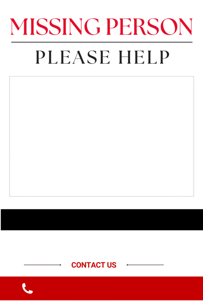 Missing poster templates