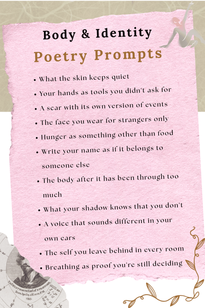 Diverse Lists of Poetry Prompts