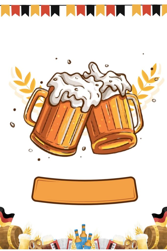 Printable Blank Oktoberfest Flyer Template