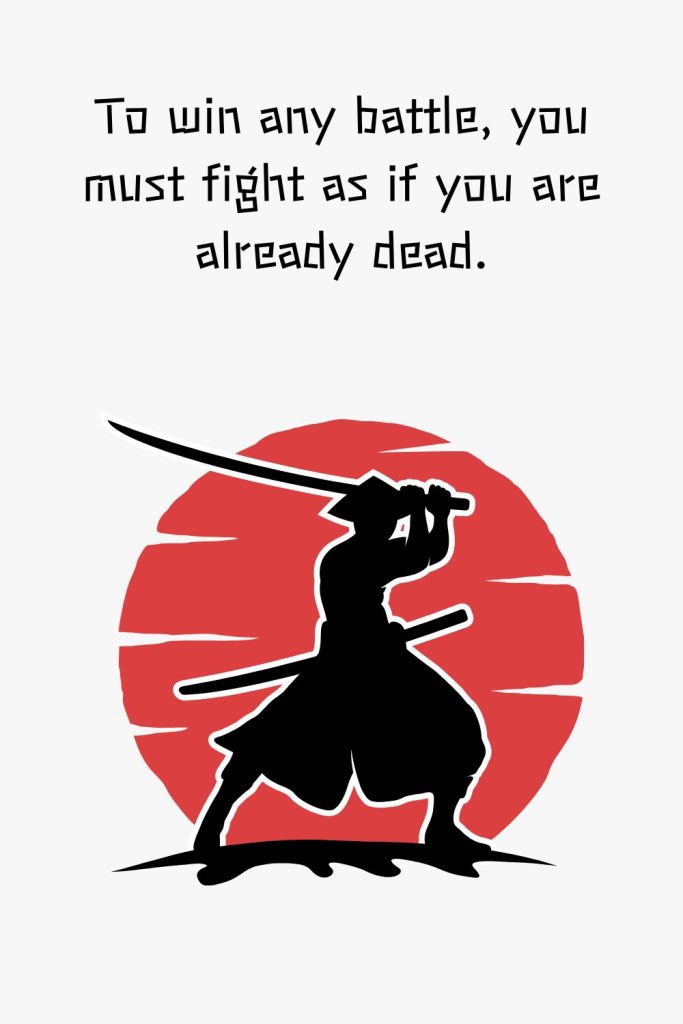 Printable Samurai Quote