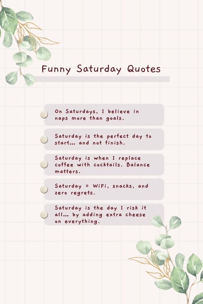 printable funny saturday quotes