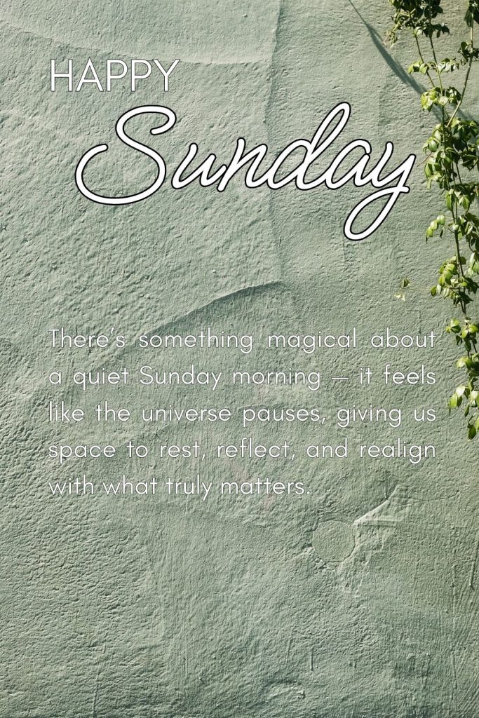 Printable Sunday Morning Quotes