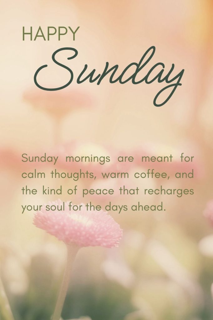 Printable Sunday Morning Quotes