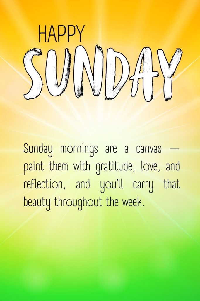 Printable Sunday Morning Quotes