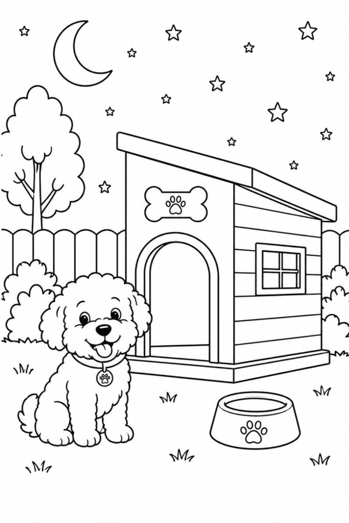 Printable House Coloring Pages