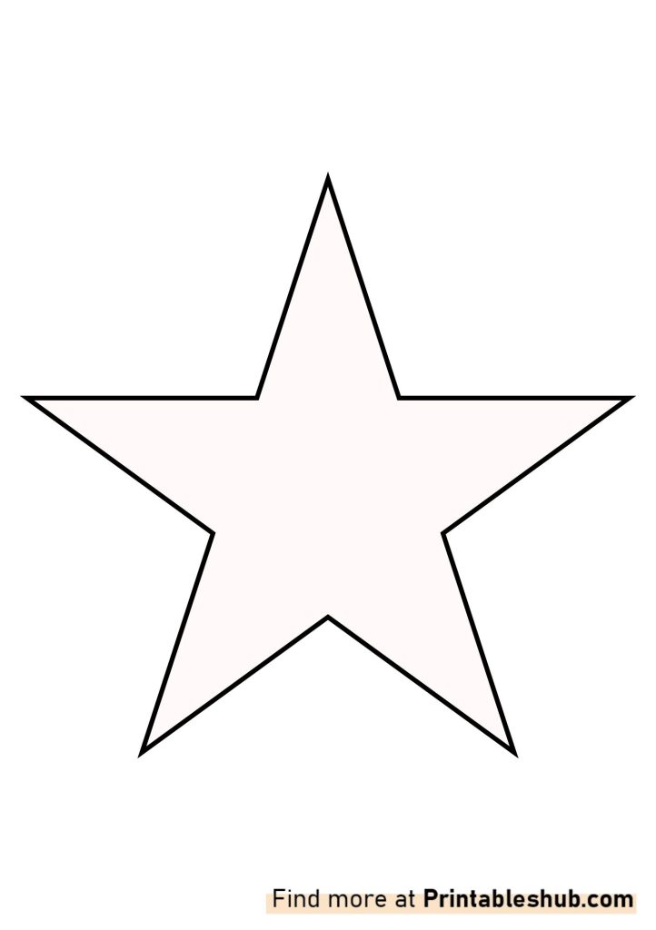 Printable Star Template