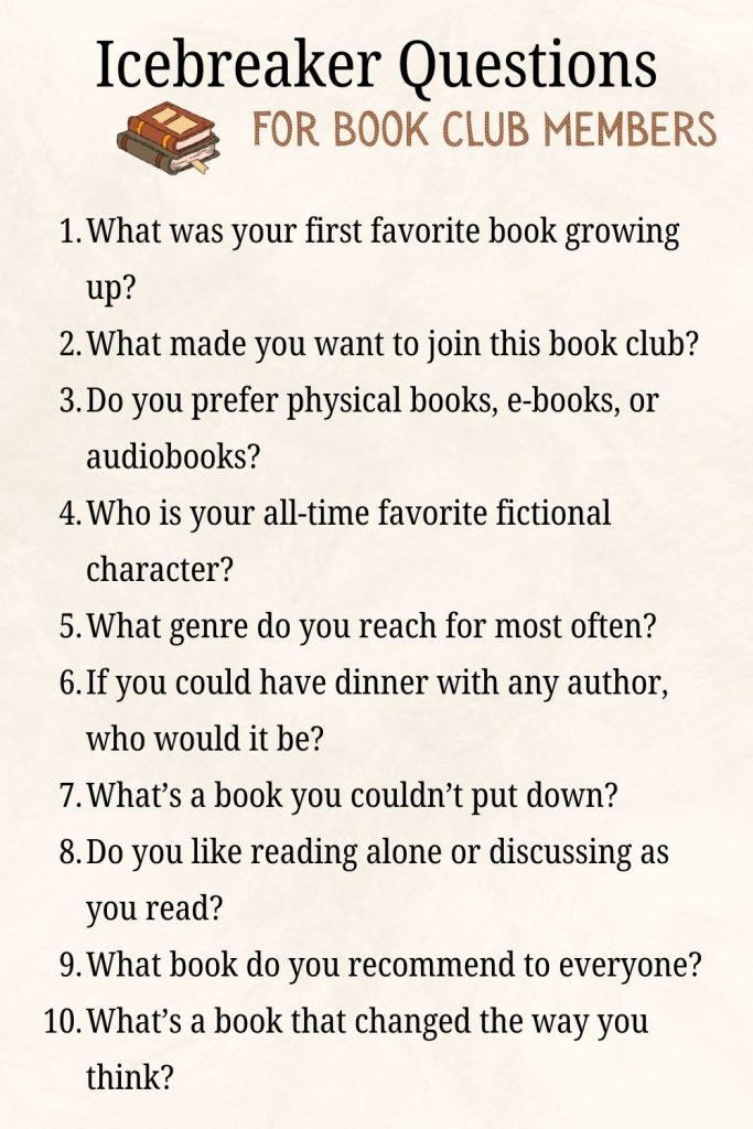 Printable Icebreaker Questions