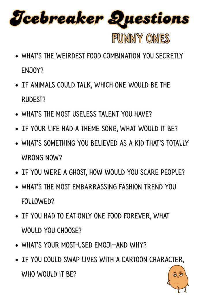 Printable Icebreaker Questions