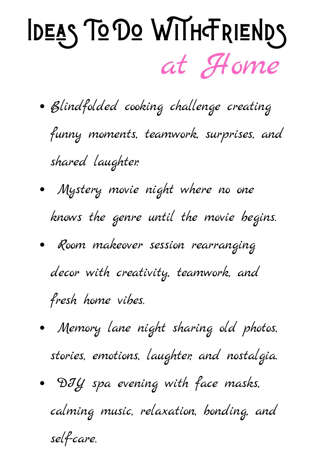 Printable Lists Of Ideas to Do With Friends - Printables Hub
