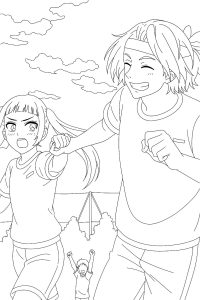 Printable Anime Coloring Pages [PDF Included] - Printables Hub