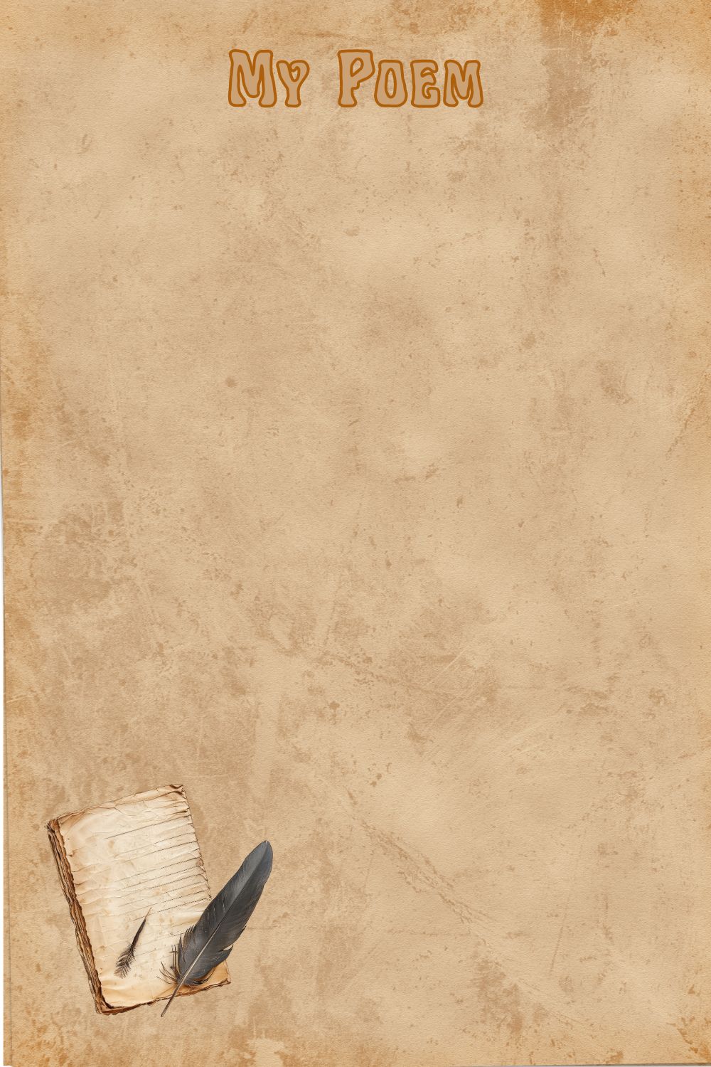 Printable Poem Blank Page Templates [PDF Included] - Printables Hub