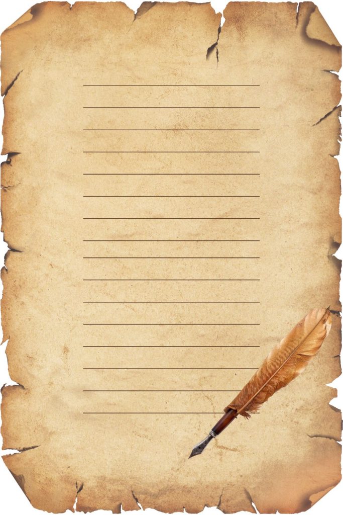 Printable Poem Blank Page Template