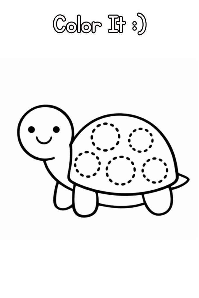 Printable Easy Coloring Page For Kids