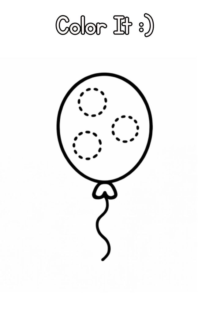 Printable Easy Coloring Page For Kids