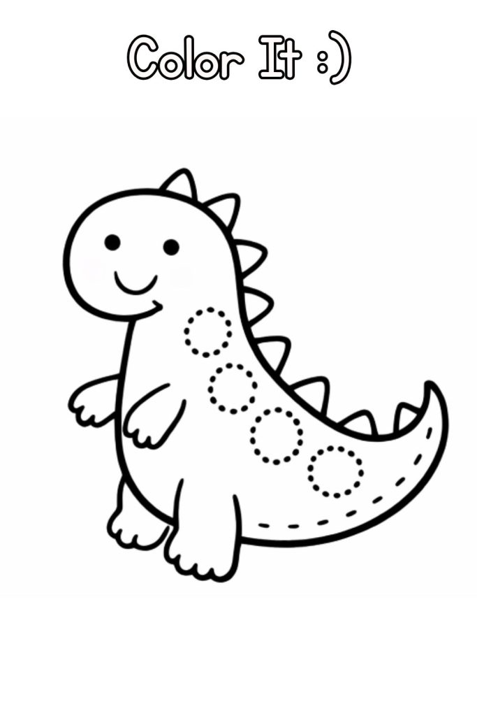 Printable Easy Coloring Page For Kids