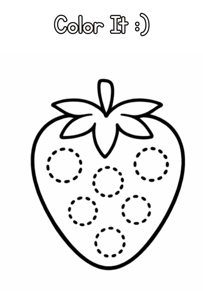 Printable Easy Coloring Page For Kids