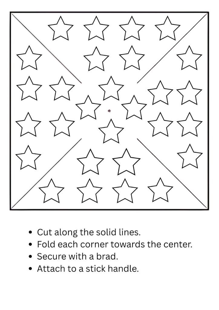 Printable Pinwheel Template