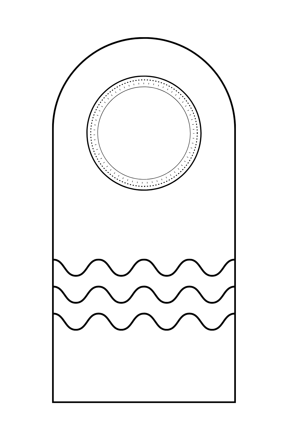 Printable Blank Door Hanger Templates Printables Hub