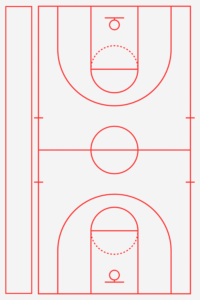 Printable Basketball Court Diagram Templates - Printables Hub