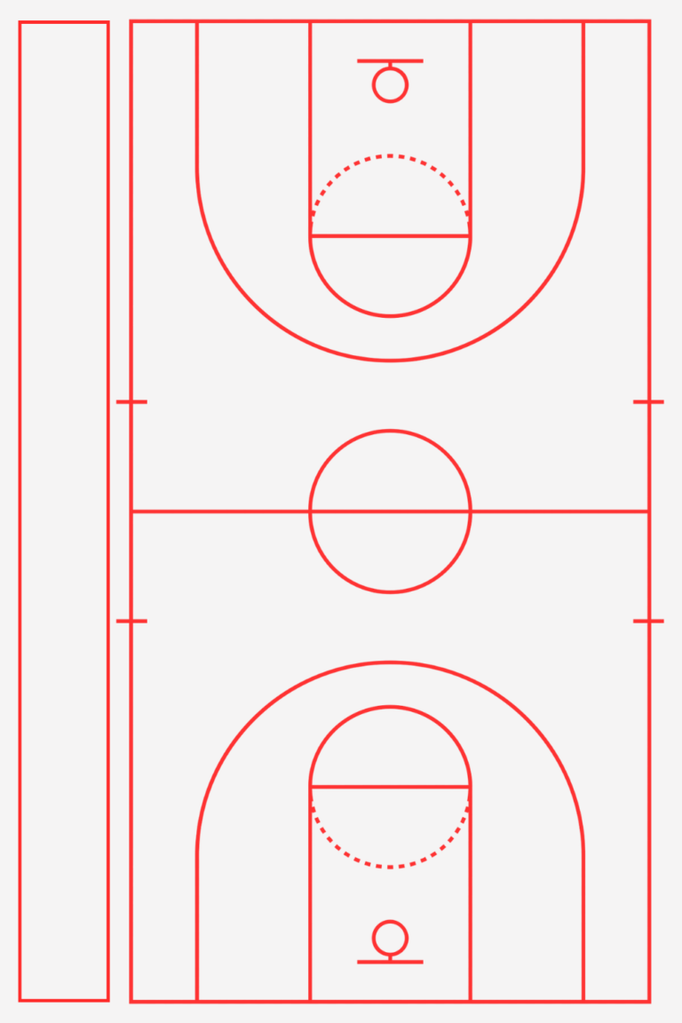 Printable Basketball Court Diagram Templates Printables Hub