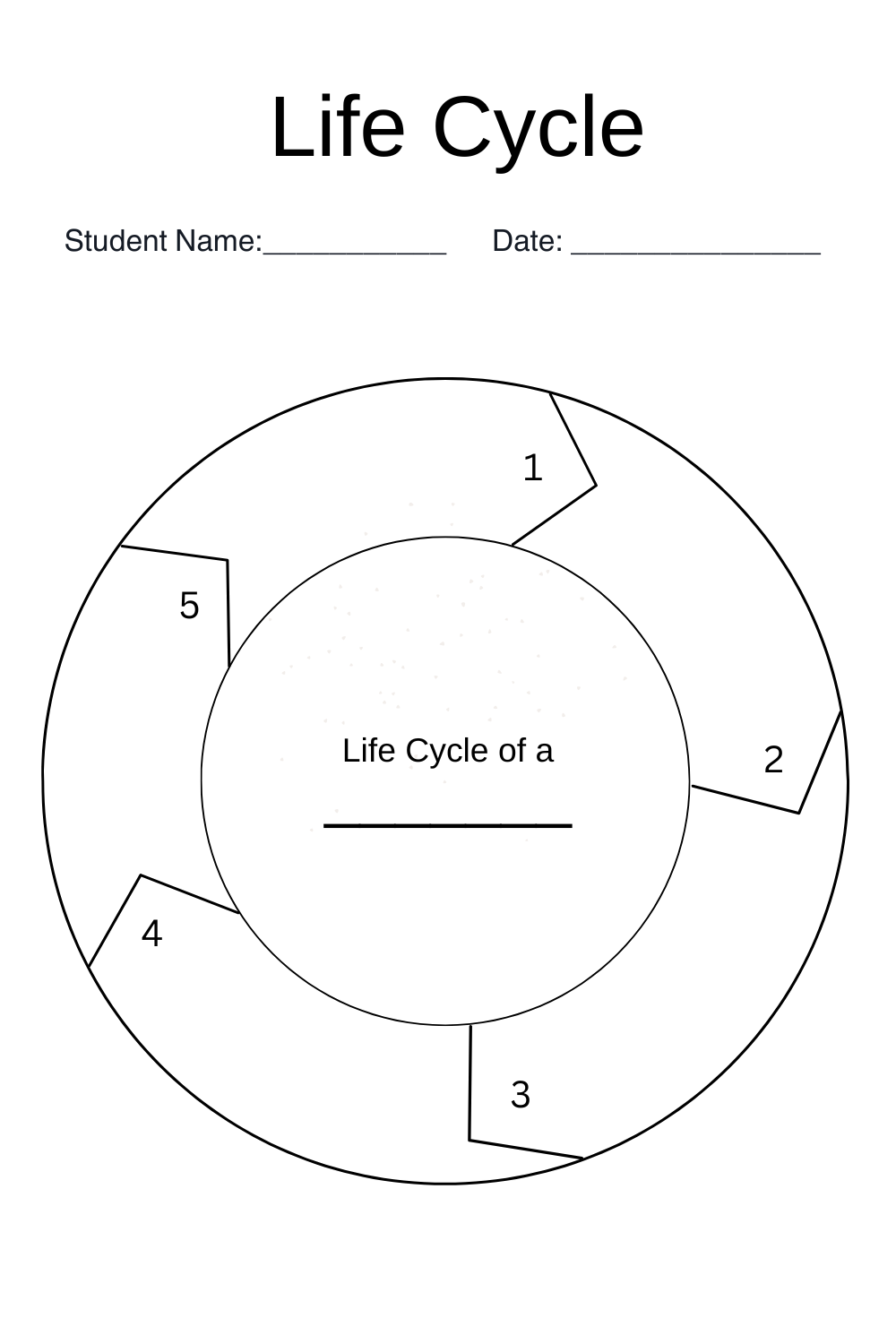Printable Life Cycle Templates - Printables Hub