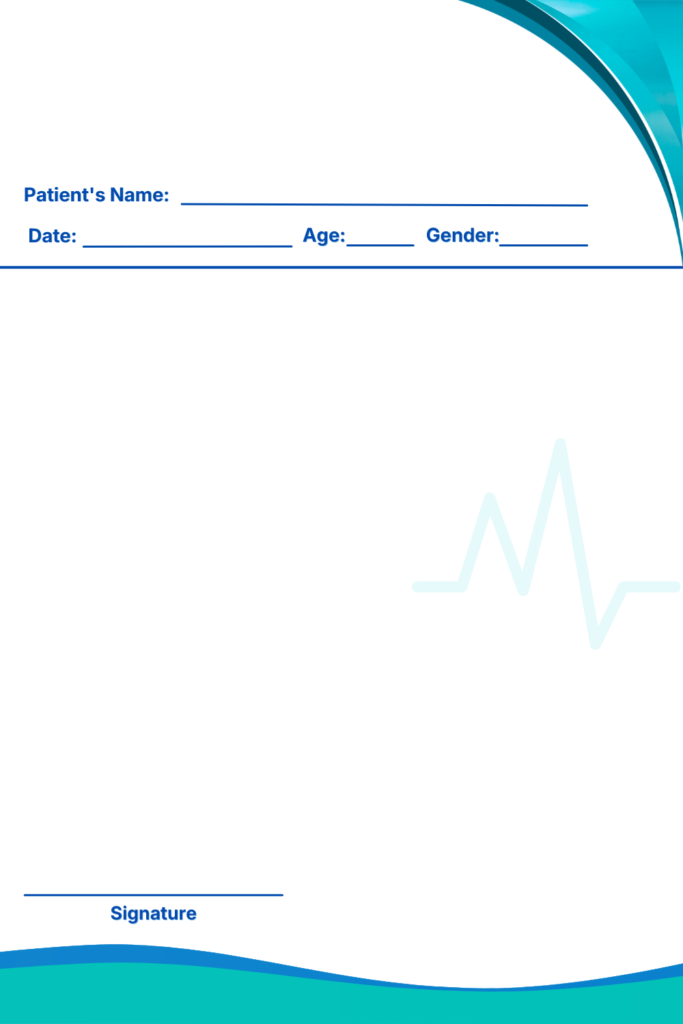 Printable Blank Prescription Template
