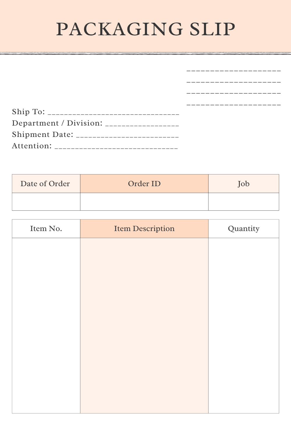 File Packing List Printable Shipping Packing List Templates - Printables Hub