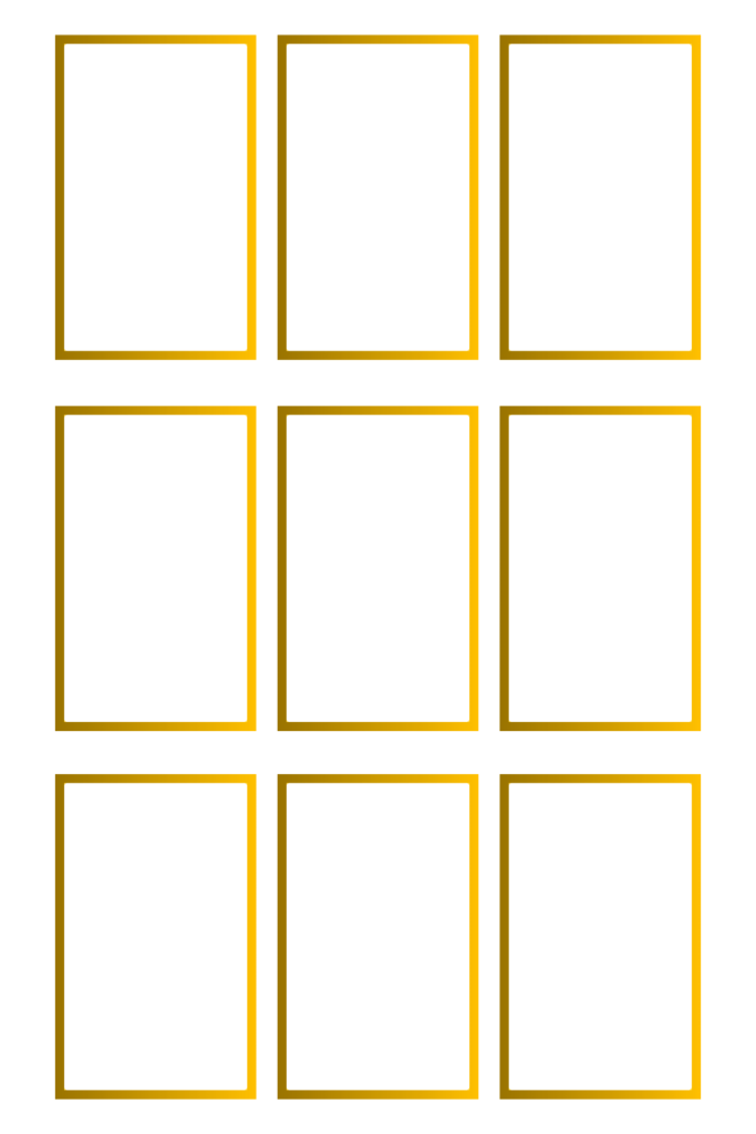 Printable Blank Playing Card Templates