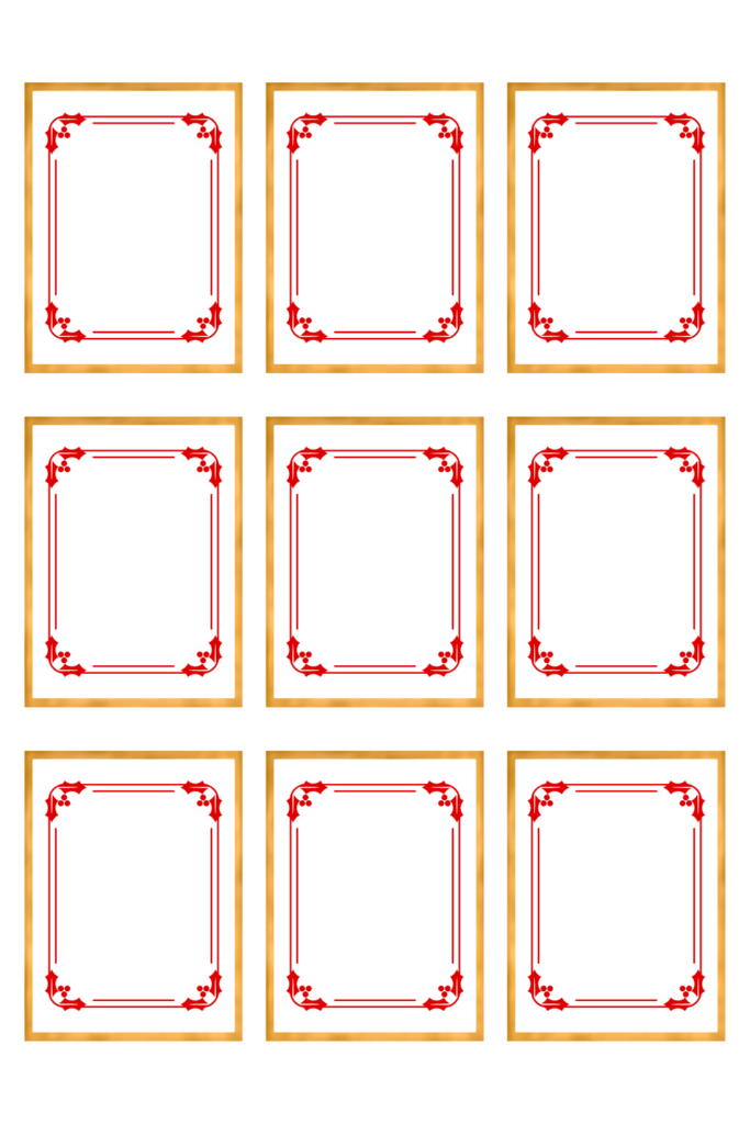 Printable Blank Playing Card Templates