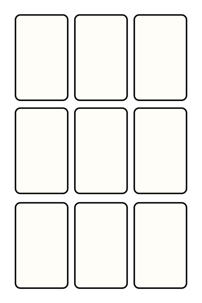 Printable Blank Playing Card Templates