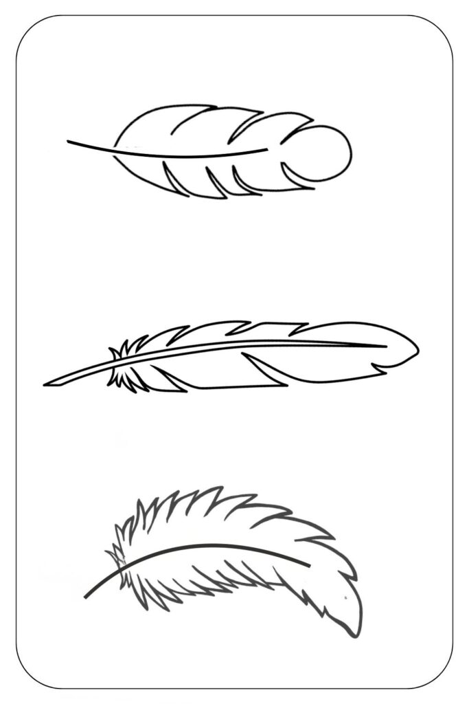 Printable Feather Templates