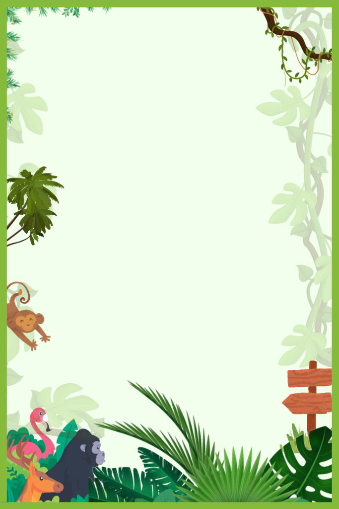 Printable Children's Book Page Template