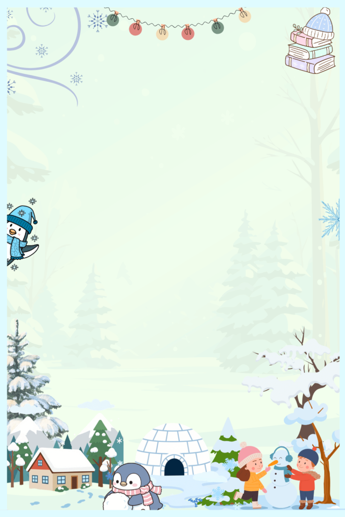 Printable Children's Book Page Template