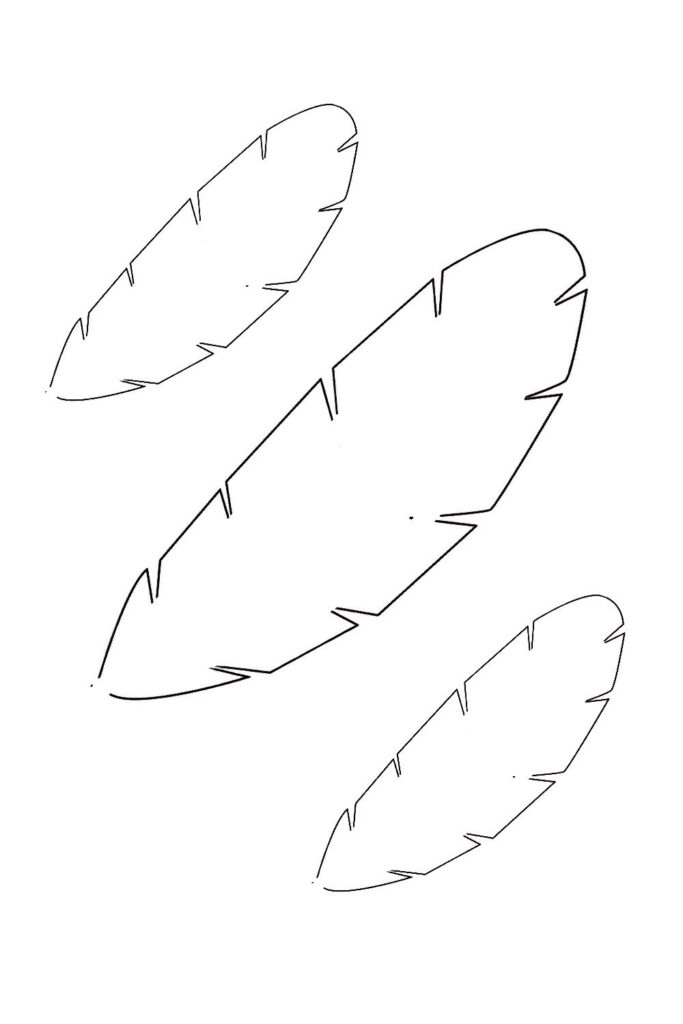 Printable Feather Templates