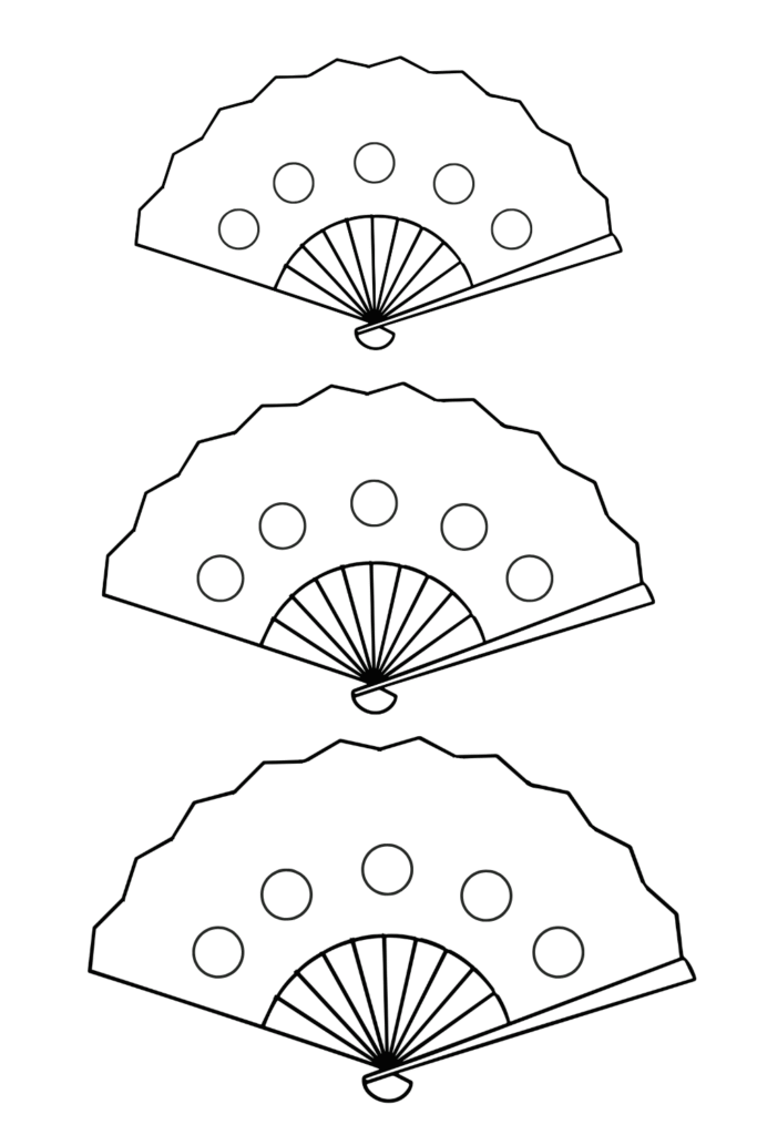 Printable Fan Template