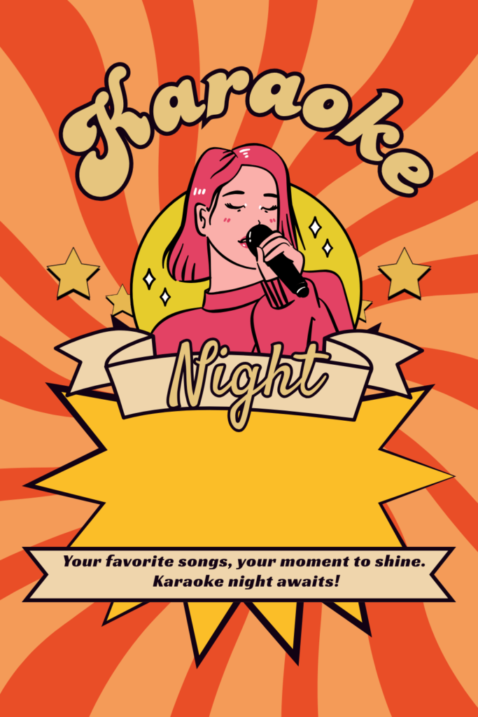 Printable Karaoke Invitation Template