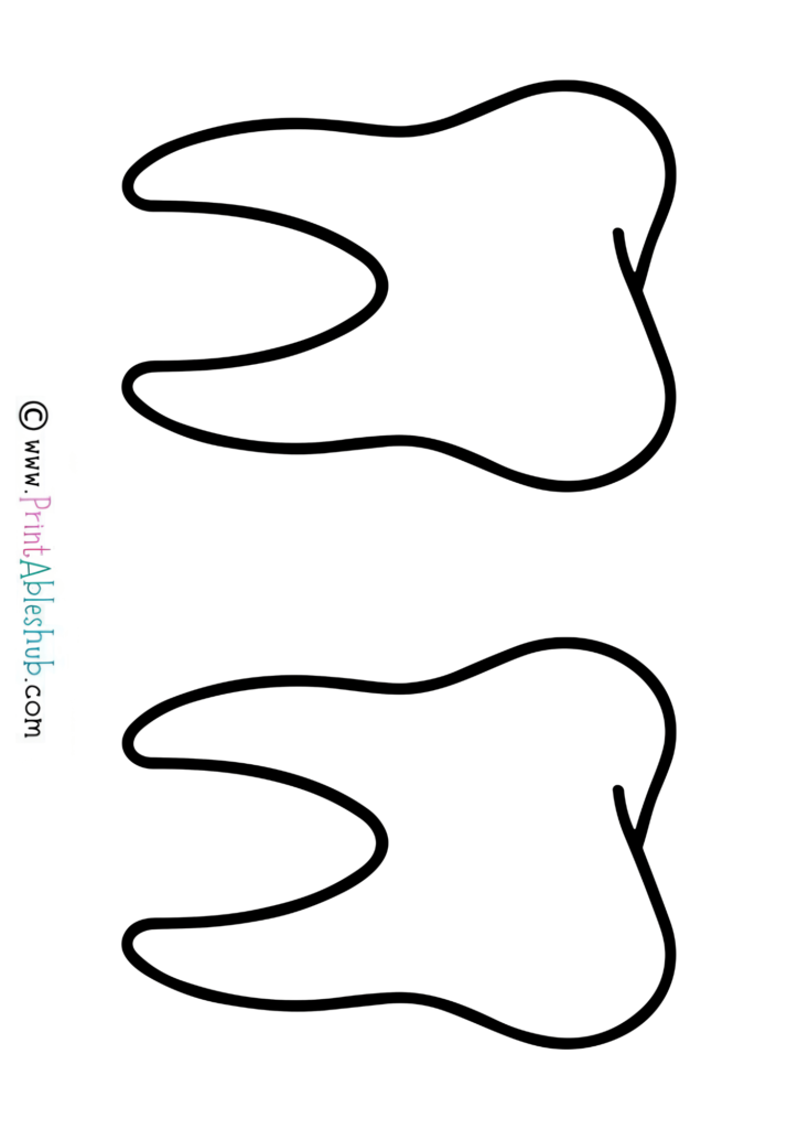 Blank Tooth Template