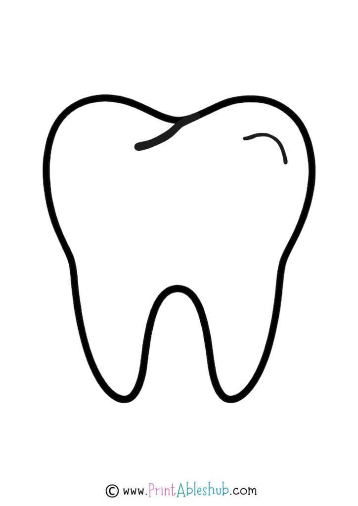 Blank Tooth Template