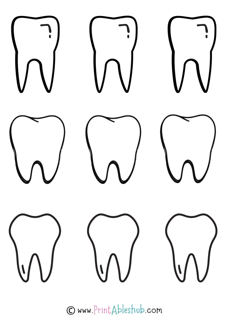 Blank Tooth Template
